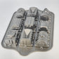 Nordic Ware Train Cake Pan Railroad Locomotive 9 Sec Heavy Cast Aluminum 5 Cup