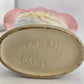 Hull Art Pottery Magnolia Vase 8.5" Pink Blue Matte Winged Handles 1946 USA