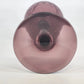 Empoli Purple Amethyst Art Glass Vase Diamond Optic MCM Italian Glass Vintage
