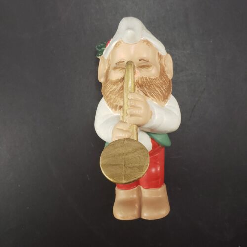 Ceramic Mold Elf Elves Gnome Musical Figures Musicians Christmas Set 3 Guitar