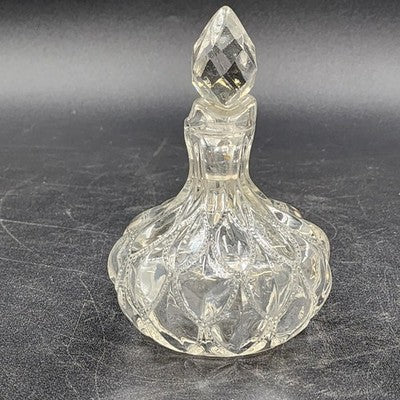 Clear Cruet with Stopper EAPG Fostoria Glass Frisco Line 1229 Vintage 1890-1905