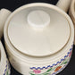 3 Trendition Hearts Delight Simmer Pots Ceramic Country Heart w Lids Crazed Vtg