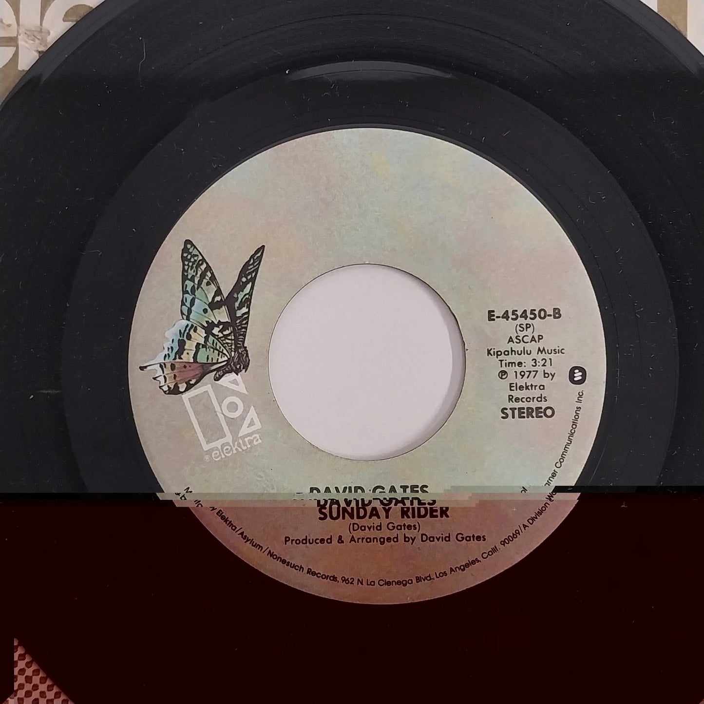 David Gates 45 RPM 7" Vinyl Lot 3 Elektra Pop Rock Singles 1970s Goodbye Girl