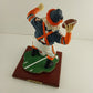 Game Day Santa Auburn University 1998 Limited Edition Figurine on Wood Base 9"h