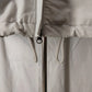 Eddie Bauer Women’s Jacket 2X Beige Hooded Windbreaker Lightweight Lined Vintage