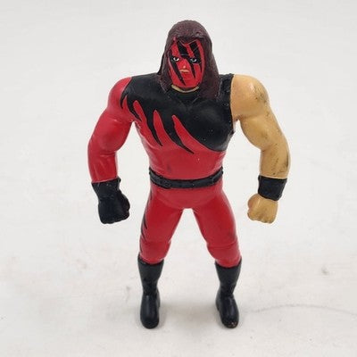 Kane Action Figure WWF Bend Ems Wrestling 1998 Series 8 Just Toys Titan Sports