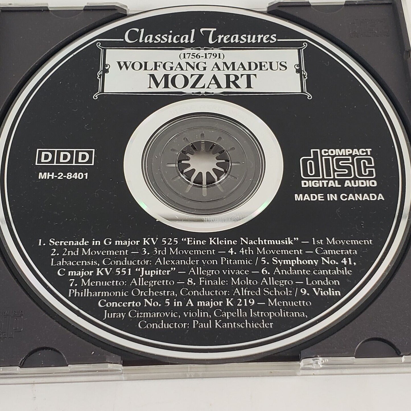 3 Classical Treasures CD's Frederic Chopin George Gershwin & Wolfgang Mozart