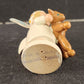 Erzgebirge Expertic Wendt Kuhn Marguerite Angel w Teddy Bear Vintage 1.5" Tall