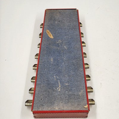 American Bar-Zim Metal Xylophone Zil-O-Phone w 2 Sticks Bell Tone Toy Vtg 1941