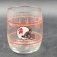 4 Vintage NFL Teams Hi-Ball Glasses 3.75" h x 3.25" w Browns Bengals Bucs Cards