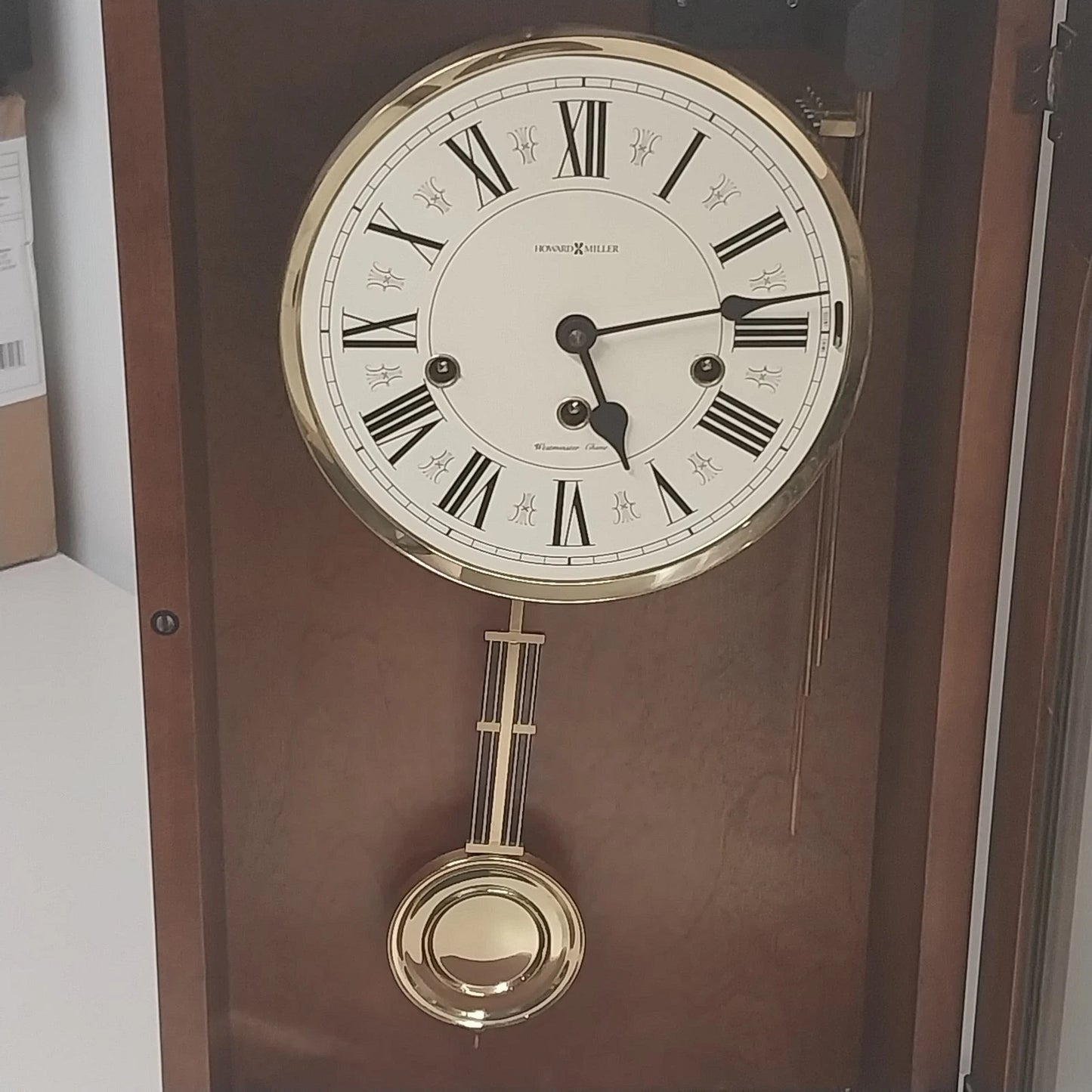 Howard Miller Alcott 613 229 Westminster Wall Clock Cherry
