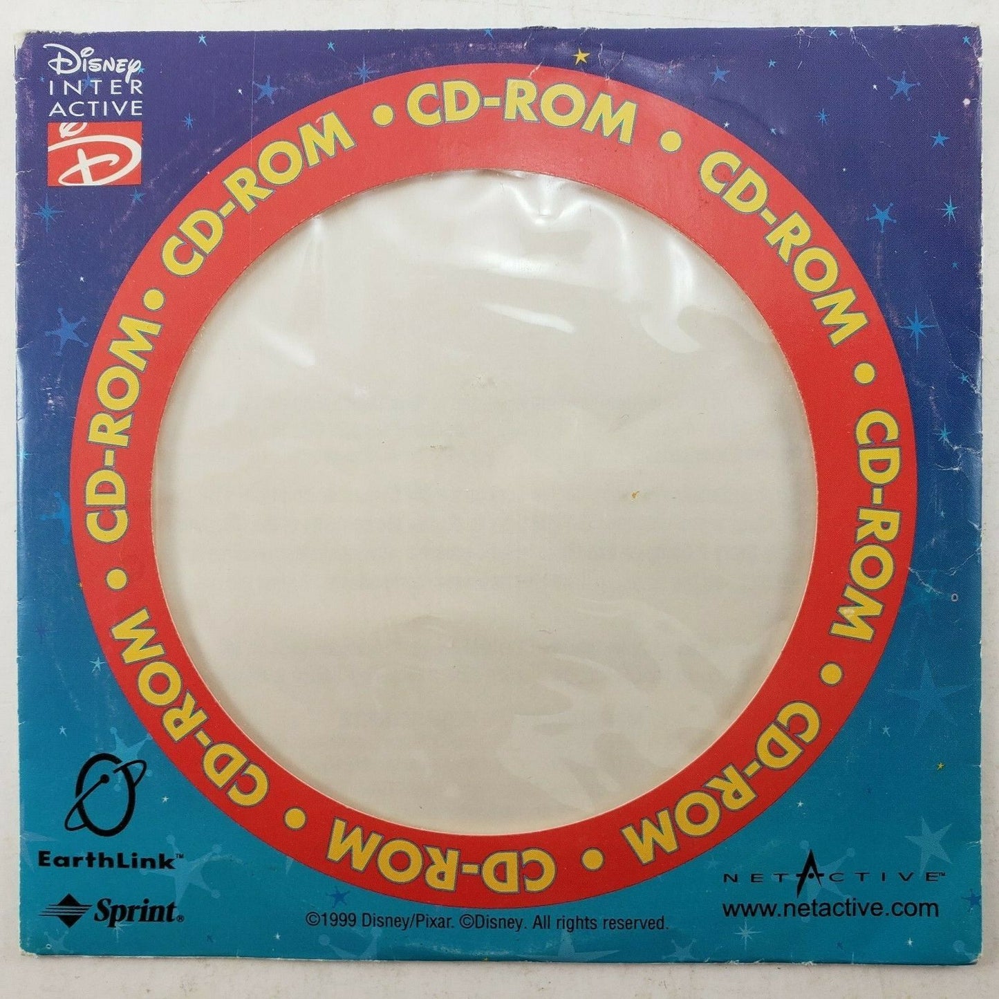 Toy Story 2 CD ROM Sampler 1999 Disney Interactive Rare Disk