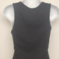 Sweet N' Kool Women's Large Black Tank Top 100% Cotton Ribbed Essential Knit Vtg