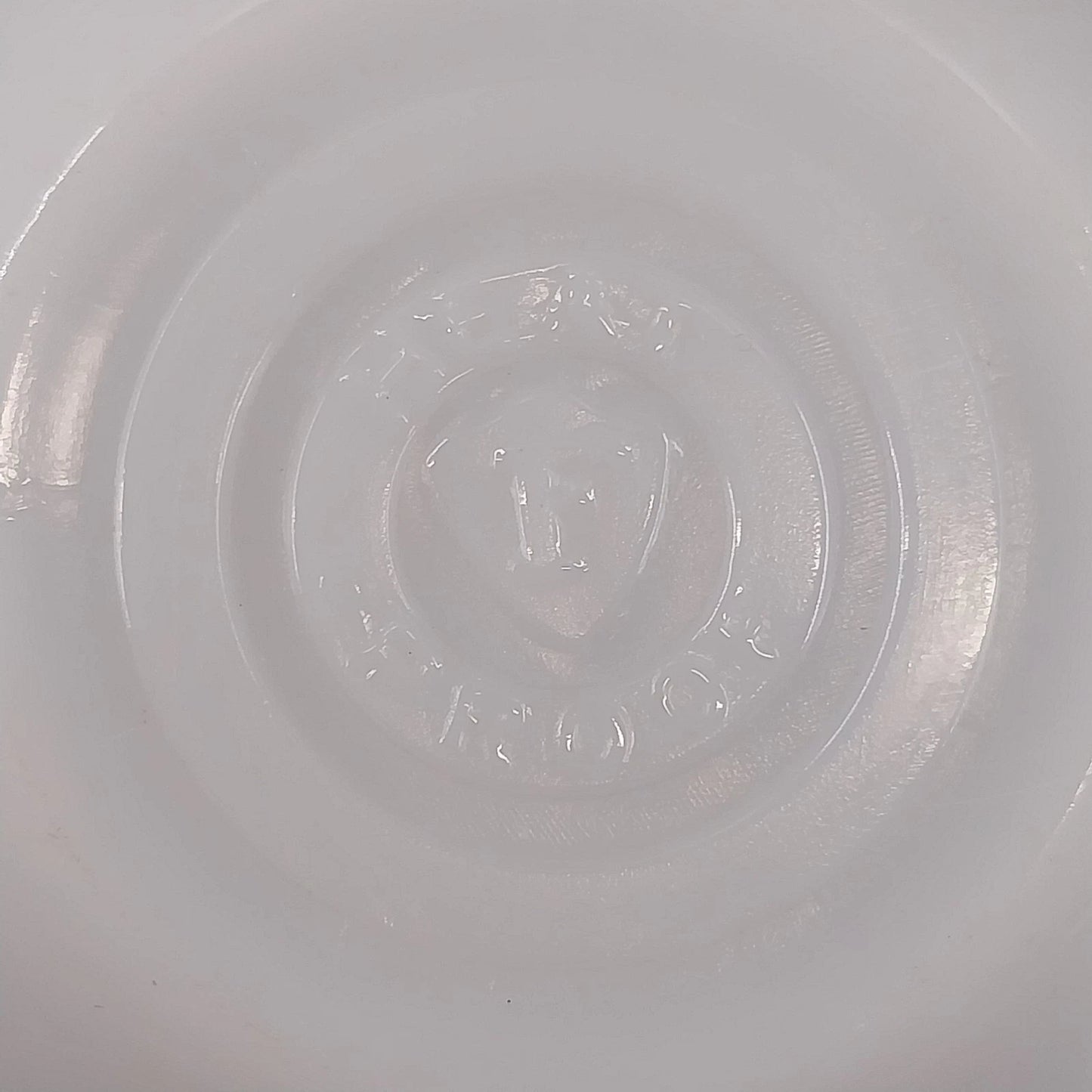 Vintage Federal Glass Basketweave Milk Glass Cereal Bowl 5 Inch