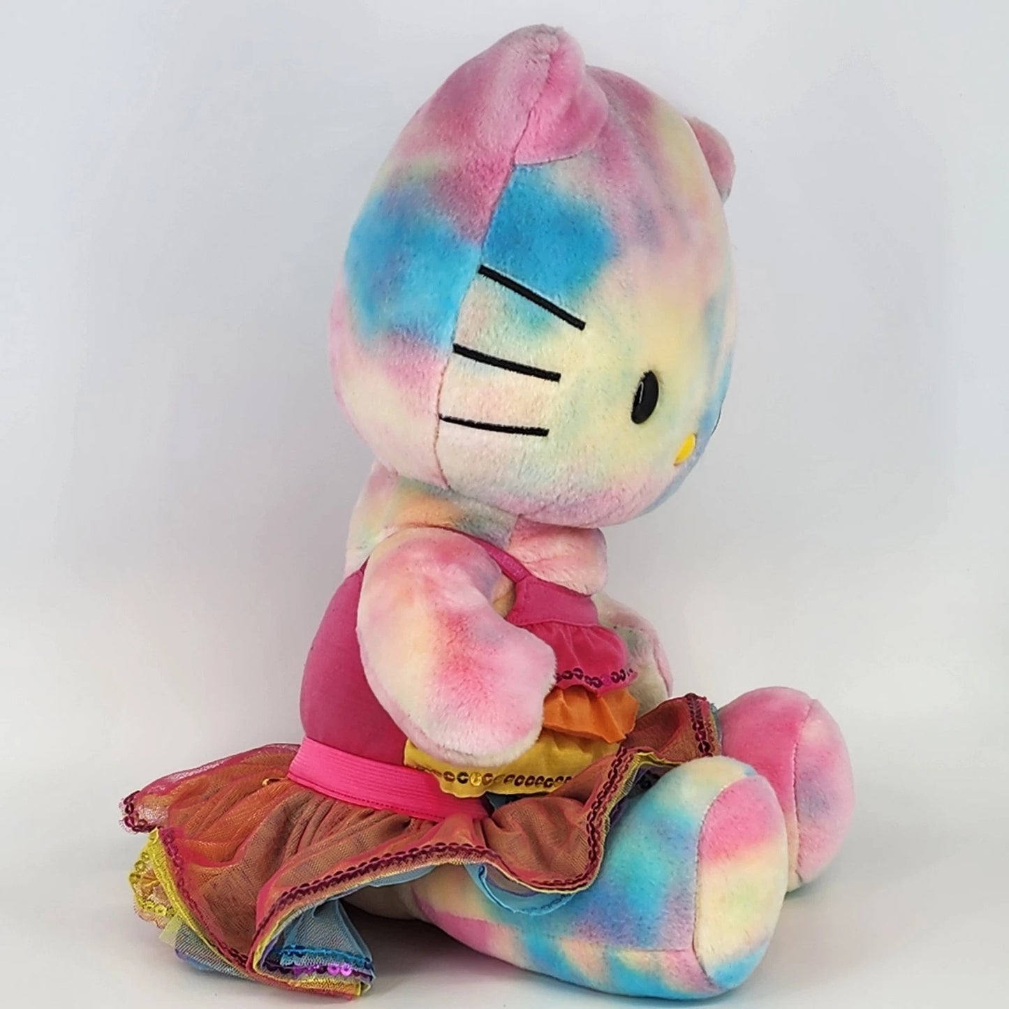 Build A Bear Hello Kitty Tie Dye Watercolor Pastel Plush 19" Sanrio Limited BABW