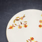 Hall Superior Autumn Leaf Cake Plate 9.5" Round Jewel Tea Vintage