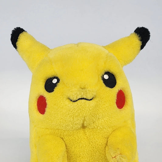 Tomy Pikachu Plush Doll Fat Pikachu 9" Authentic Rare Pokémon Toy 2001 Japan