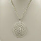 Lot 3 Pendant Necklaces White Enamel Filagree Gold Tone Signed PHD Clay Cor