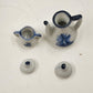 Miniature Tea Set 23774 Blue Windmill 4.5" China w/ Box Collectible Decor