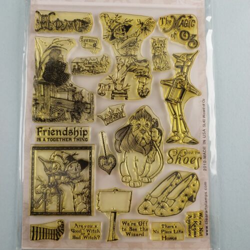 Wizard of Oz Clear Stamps Crafty Secrets Heartwarming Vintage Collection Unopen