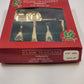 Classic Traditions Goldtone Hollyberry 4pc Serving Set w/ Box