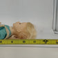 Effanbee Alice in Wonderland Storybook Doll 11" Blonde 1976 Vtg Teal White Dress