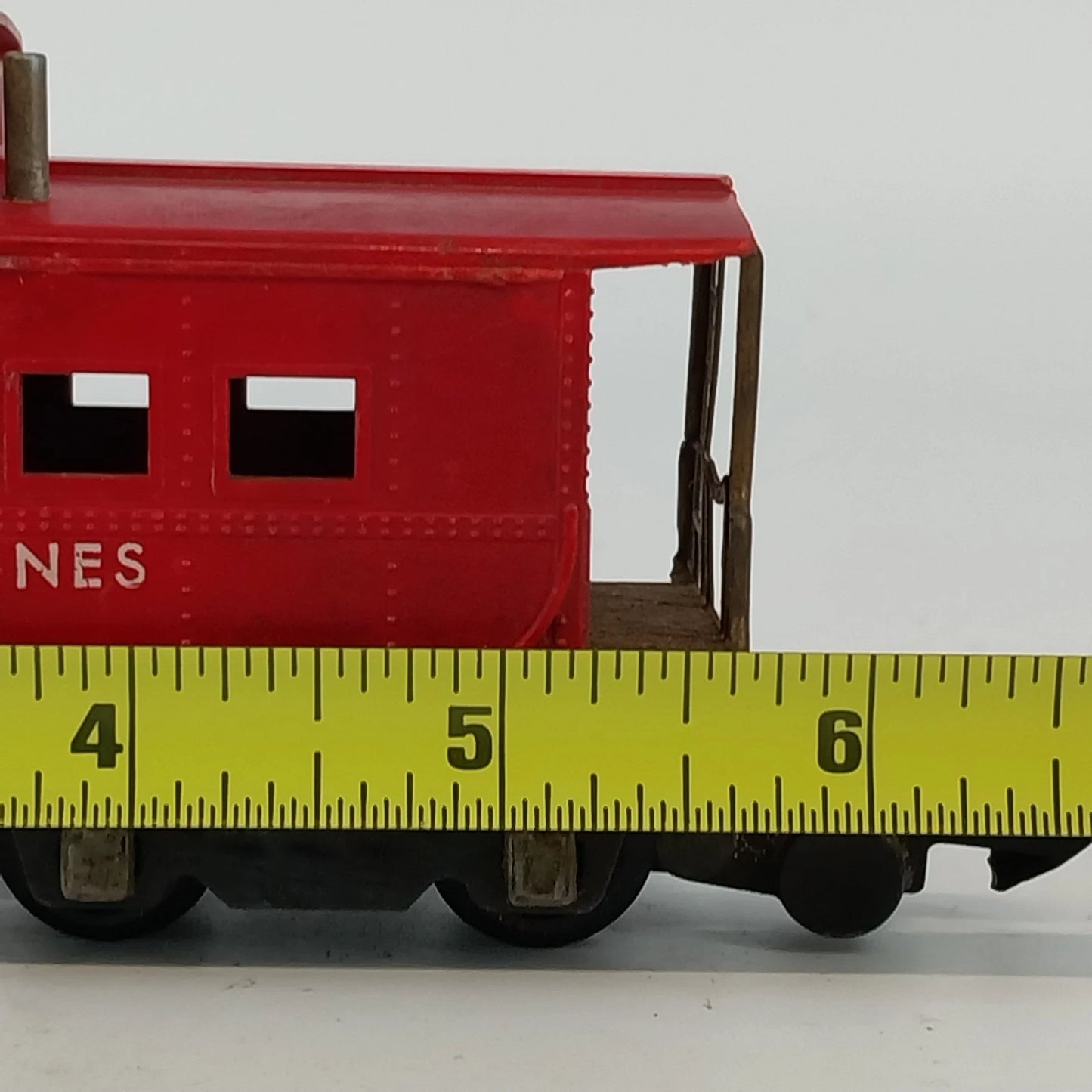 American Flyer Lines S Gauge Caboose Train 638 Red A. C. Gilbert 1950s Vintage
