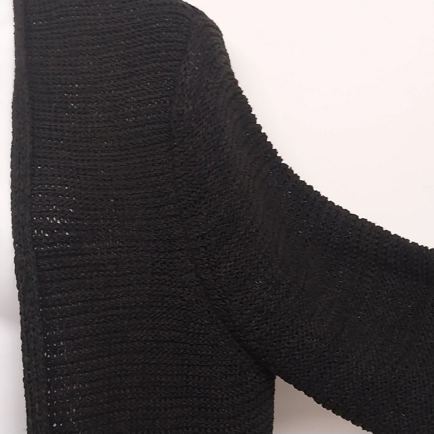 Laura Ashley Women's Black Open Front Knit Cardigan Sweater Medium Acrylic Nylon