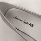 American Eagle Cora Ballet Flats Ruffled Sandals Women's 9 Silver