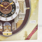 Seiko Swarovski Wall Clock NIB Golden Trumpet 18 Melodies Special Collector’s Ed