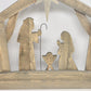 Hobby Lobby Wood Nativity Silhouette Rustic Christmas Decor 24x21