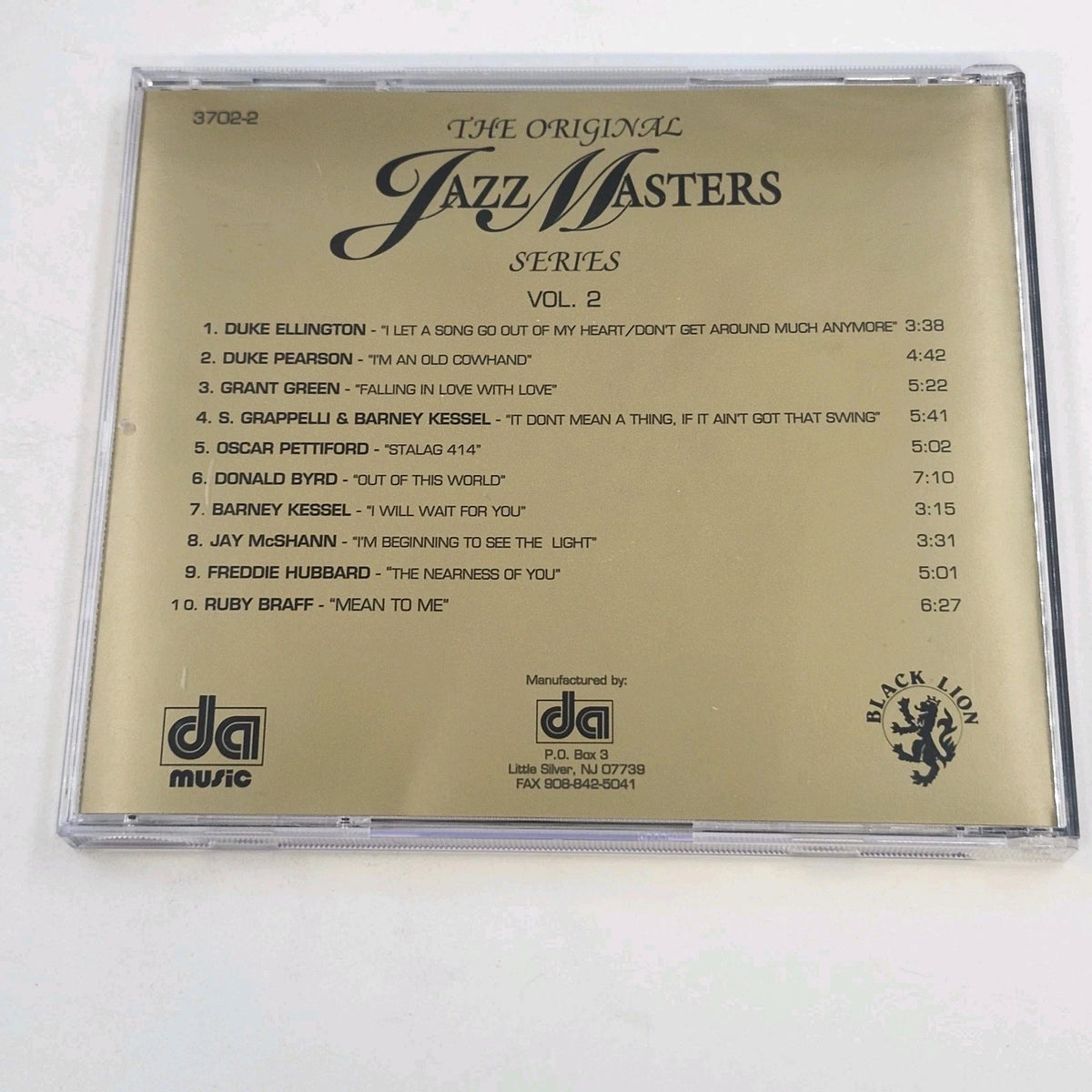 The Original Jazz Masters Series Vol 2 Classic Jazz 5 CD Box Set Various Artists