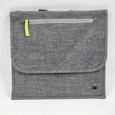 So-Mine Commuter Essential Gray & Green Travel Organizer Seat Pouch Airline Car