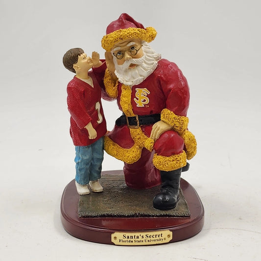 Florida State University Santa’s Secret 2001 Collegiate Collectible Figurine 7"