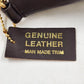 Signature Studio Leather Shoulder Bag Brown Classic Purse Manmade Trim New Vtg