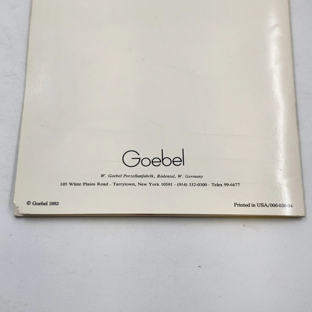 Goebel Co-Boy Legend of Luck & Laughter Booklet 1983 Gnome Figurines Germany