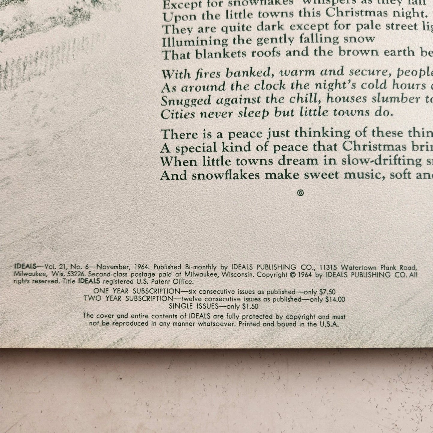 3 Ideals Magazines 1961–1964 Vtg Mother’s Day Christmas & Family Poems Songs