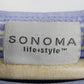 Sonoma Life Style 2 Pc Set Women's L Striped Top Blue Pants Cotton Loungewear