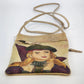 Emily Ann Hand Painted Leather Satchel Pretty Lady Boho Purse
