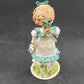Beuciui Italy Capodimonte Figurine Girl w Glasses & Book Limited Edition 31/2500