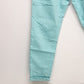 Nine West Gramercy Skinny Ankle Womens Jeans Size 14 Teal Denim Cotton Stretch