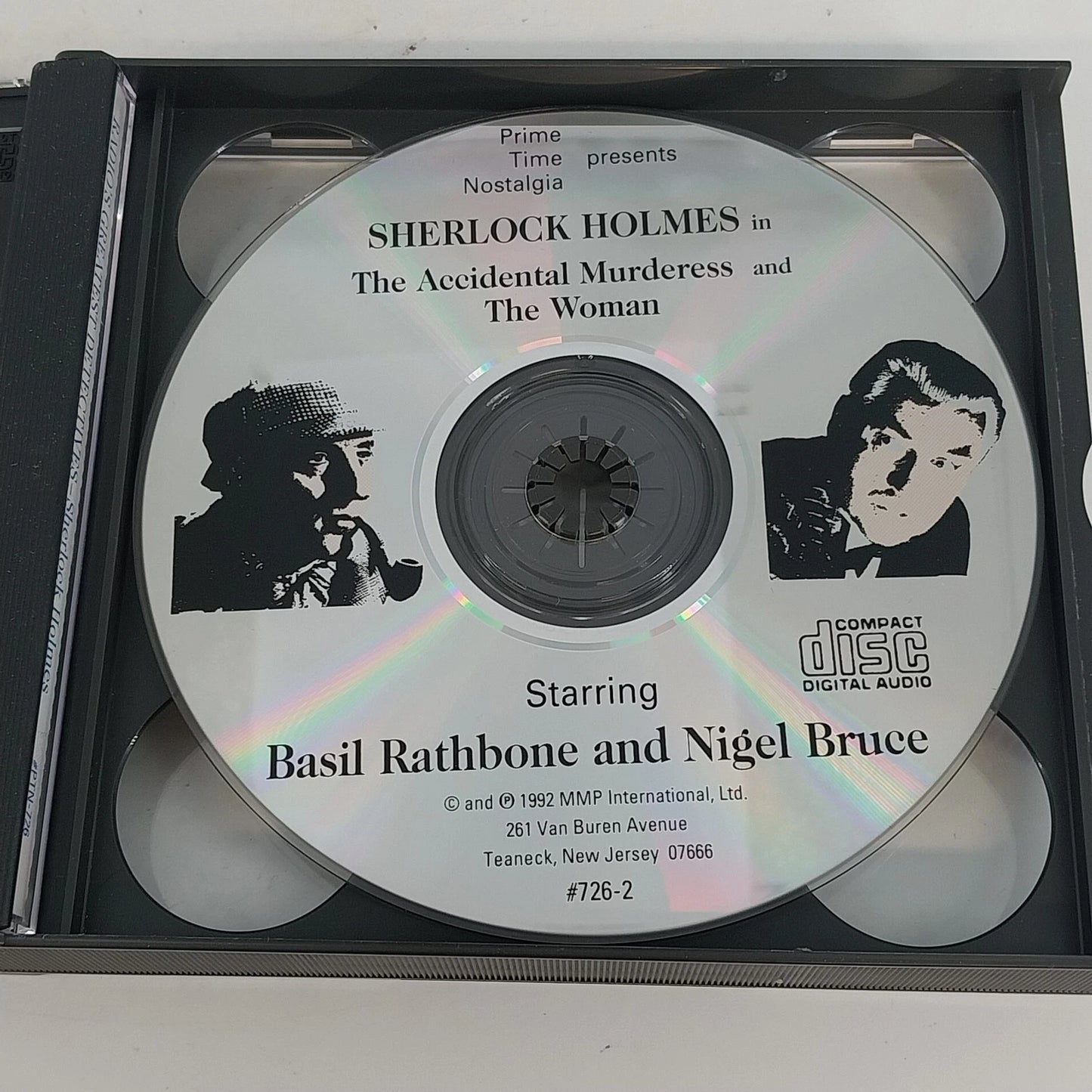 Radio's Greatest Detectives Sherlock Holmes 5 CD Set Basil Rathbone Vintage 1992