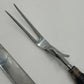 Molly Pitcher Cutlery 2 Pc Carving Set Knife & Fork Bakelite Handles 13"
