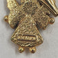 Jewelry Lot 2 pc Brooch Gold Tone Angel Lapel Pin & Rhinestone Angel Pendant