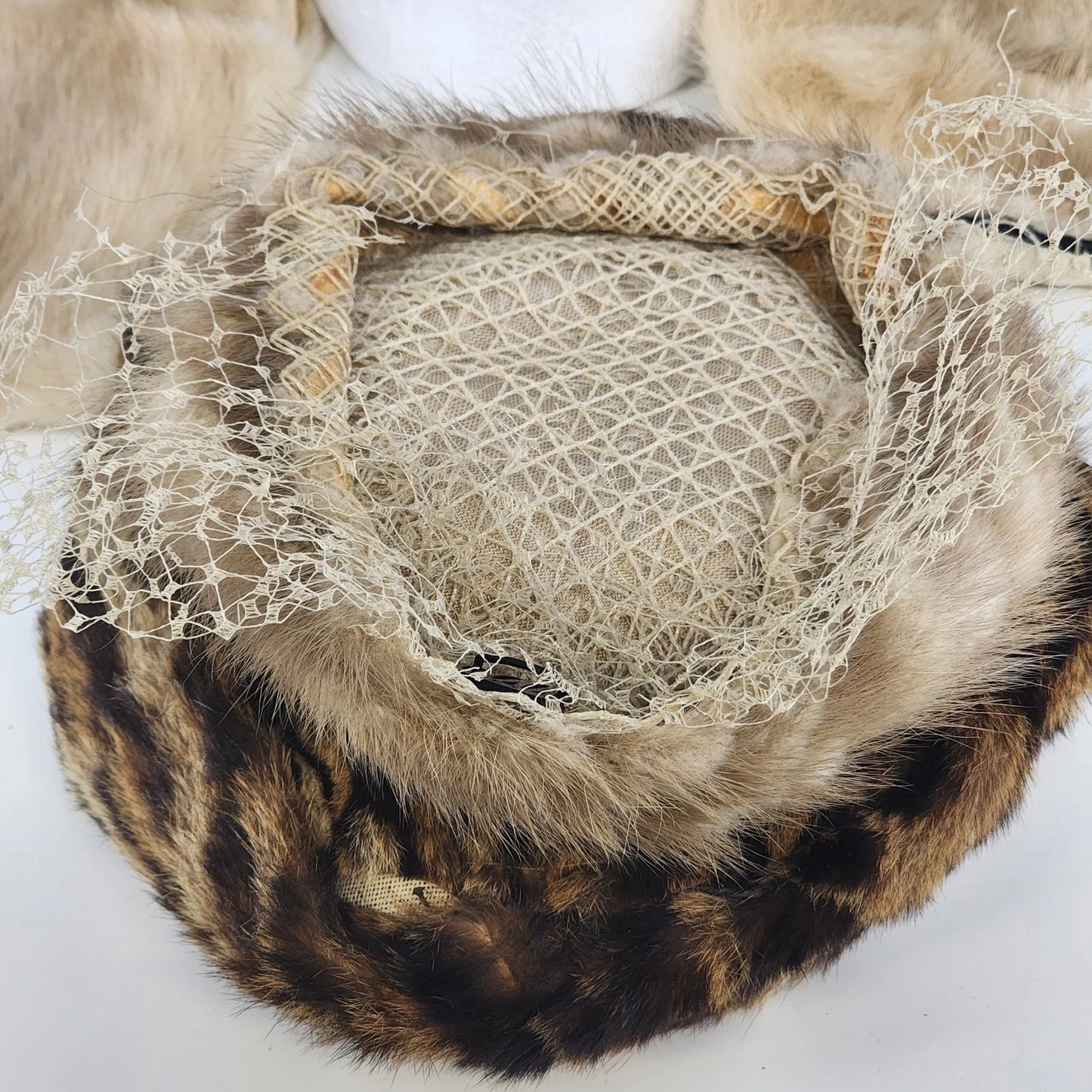 Vintage Real Fur Collar Trim Lot 3 Pc Mink Fox Craft Pieces