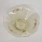 Vintage Lancaster Glass Yellow Floral Ceiling Light Shade