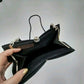 Gino Aldrovandi Black Sparkly Evening Purse with Rhinestones Shoulder Bag 10"x6"