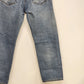 Levi’s 505 Men's Straight Fit Jeans 32x30 Medium Wash Distressed Blue Denim