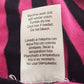 Live 2 Lounge XL Striped Hoodie Tunic Purple Black Knit