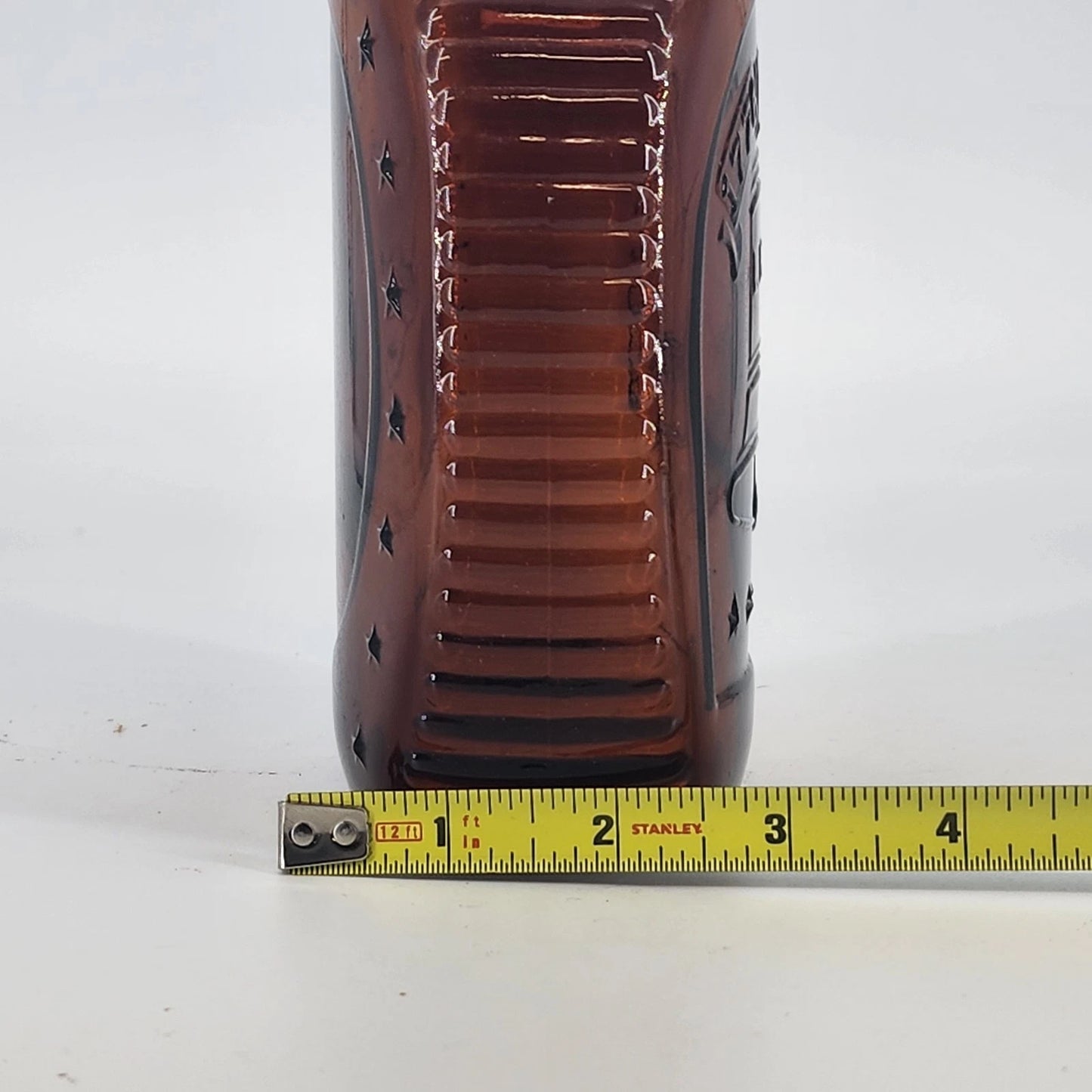 Log Cabin Bicentennial Syrup Bottle 1976 Liberty Bell